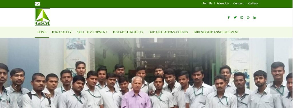 Green Arrows Public Service and Government Project Web Design by Anand Jha